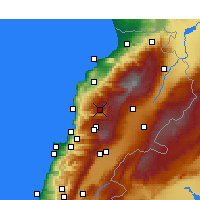 Nearby Forecast Locations - El Laqloûq - Harita