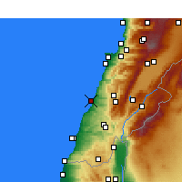 Nearby Forecast Locations - Sayda - Harita