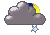 bulutlu, Hafif Karlı