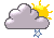 parçalı bulutlu, Hafif Karlı