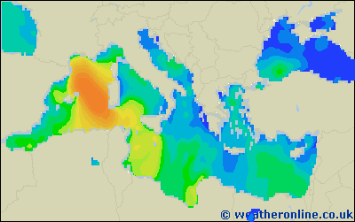 Balearik Adaları - Dalga Yükseklikleri - Pzt, 02 May., 03:00 TSİ