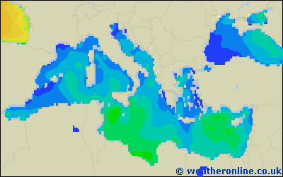 Balearik Adaları - Dalga Yükseklikleri - Per, 30 Mar, 03:00 EET