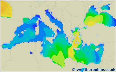 Balearik Adaları - Dalga Yükseklikleri - Cu, 31 Mar, 21:00 EET