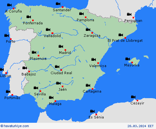 görüntü İspanya Avrupa Tahmin Haritaları