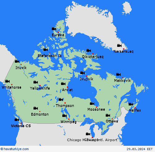 görüntü  Kuzey Amerika Tahmin Haritaları