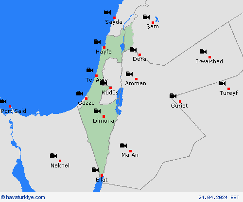 görüntü İsrail Asya Tahmin Haritaları