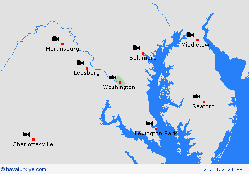 görüntü Washington, DC Kuzey Amerika Tahmin Haritaları