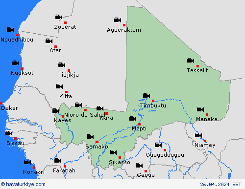 görüntü Mali Afrika Tahmin Haritaları