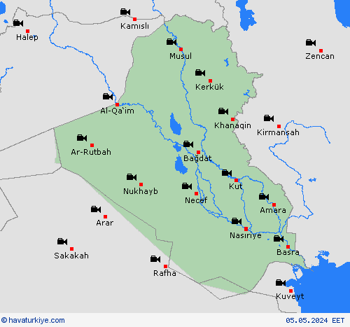 görüntü Irak Asya Tahmin Haritaları