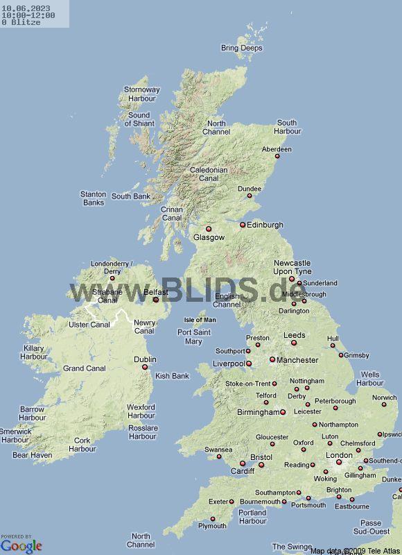 Şimşek-Yıldırım Birleşik Krallık 10:00 UTC Cts, 10.06.2023