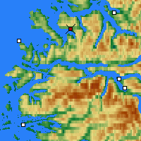 Nearby Forecast Locations - Fiskåbygd - Harita