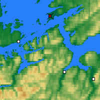 Nearby Forecast Locations - Ørland - Harita