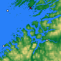 Nearby Forecast Locations - Rørvik - Harita