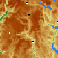 Nearby Forecast Locations - Hovden-lundane - Harita