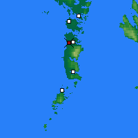 Nearby Forecast Locations - South Uist - Harita