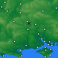 Nearby Forecast Locations - Salisbury - Harita