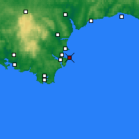 Nearby Forecast Locations - Torquay - Harita