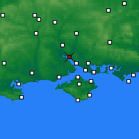 Nearby Forecast Locations - Southampton - Harita