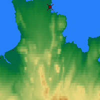 Nearby Forecast Locations - Raufarhöfn - Harita