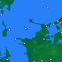 Nearby Forecast Locations - Gniben Point - Harita