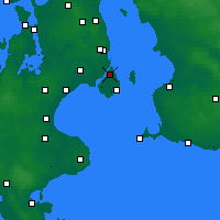 Nearby Forecast Locations - Kopenhag - Harita
