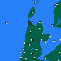 Nearby Forecast Locations - Den Helder - Harita