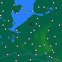 Nearby Forecast Locations - Lelystad - Harita