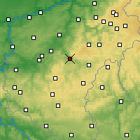 Nearby Forecast Locations - La Roche-en-Ardenne - Harita