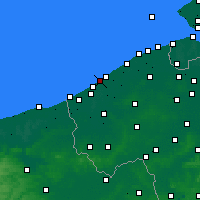 Nearby Forecast Locations - Middelkerke - Harita