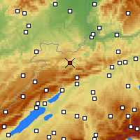 Nearby Forecast Locations - Delémont - Harita