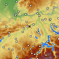 Nearby Forecast Locations - Obergösgen - Harita