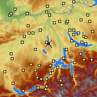 Nearby Forecast Locations - Mosen - Harita