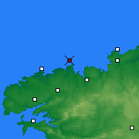 Nearby Forecast Locations - Île de Batz - Harita