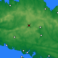 Nearby Forecast Locations - Rostrenen - Harita