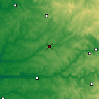 Nearby Forecast Locations - Périgueux - Harita