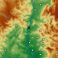Nearby Forecast Locations - Montélimar - Harita