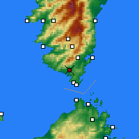 Nearby Forecast Locations - Figari - Harita