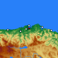 Nearby Forecast Locations - Santander / Parayas - Harita