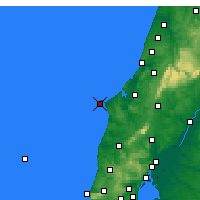 Nearby Forecast Locations - Cabo Carvoeiro - Harita