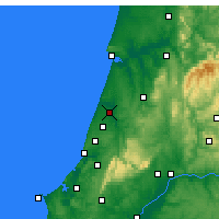 Nearby Forecast Locations - Leiria - Harita