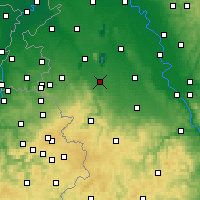 Nearby Forecast Locations - Düren - Harita