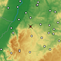 Nearby Forecast Locations - Pforzheim - Harita