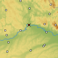 Nearby Forecast Locations - Regensburg - Harita