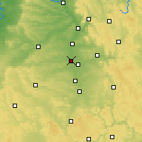 Nearby Forecast Locations - Fürth - Harita