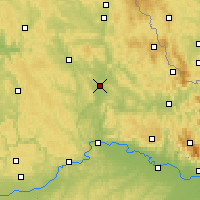 Nearby Forecast Locations - Schwandorf - Harita