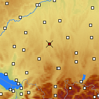 Nearby Forecast Locations - Memmingen - Harita