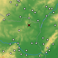 Nearby Forecast Locations - Mistelbach - Harita