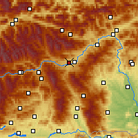 Nearby Forecast Locations - Judenburg - Harita