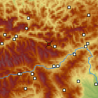 Nearby Forecast Locations - Wald am Schoberpass - Harita