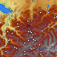 Nearby Forecast Locations - Warth - Harita